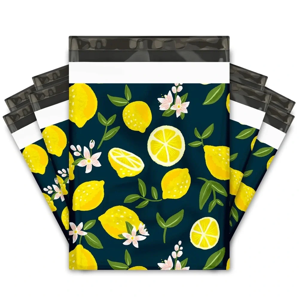Lemons 🍋 Designer Poly Mailer’s 10x13 Pack of 25